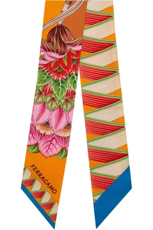 Salvatore Ferragamo Zijden bandeau met print