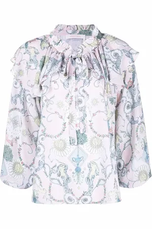See by Chloé Blouse met barokprint