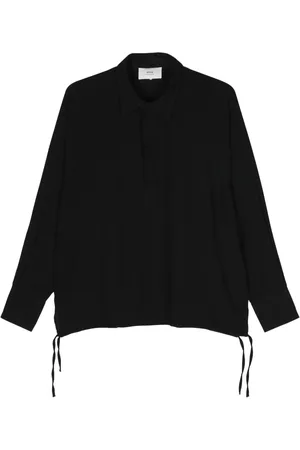 Ami Twill poloshirt met lange mouwen