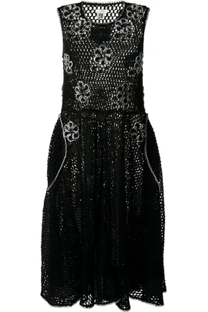 NOIR KEI NINOMIYA Jurk met bloemenpatch