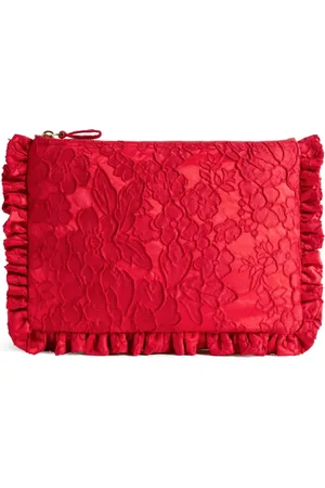 La DoubleJ Clutch met bloemenkant