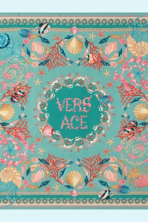 VERSACE Underwater Barocco zijden sjaal