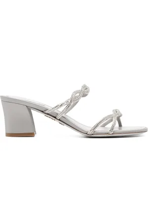 RENE CAOVILLA 55 mm sandalen met kristallen