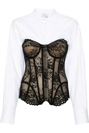 GIUSEPPE DI MORABITO Blouse in korset
