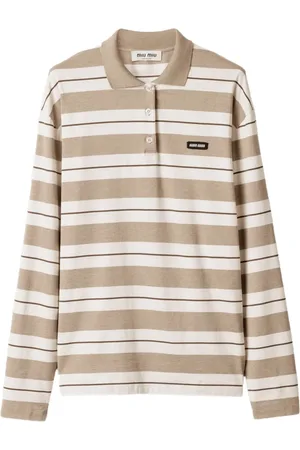 Miu Miu Gestreept poloshirt
