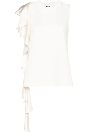 Msgm Gedrapeerde blouse