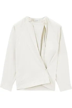 LEMAIRE Blouse met gedraaide lange mouwen