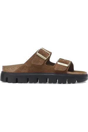 Birkenstock Arizona suède sandalen met dubbele gesp