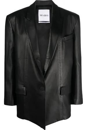 The Attico Blazer met enkele rij knopen