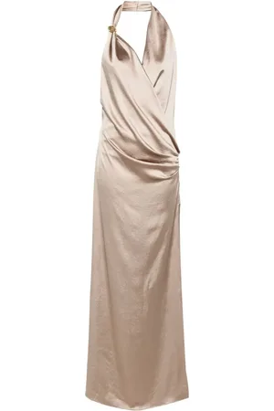 BLUMARINE Satijnen maxi