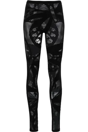 BLUMARINE High waist legging met vlakken