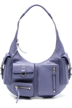 BLUMARINE Schoudertas met gepolijst leer