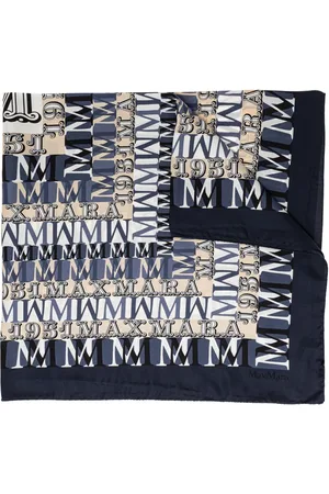 Max Mara Sjaal met logoprint