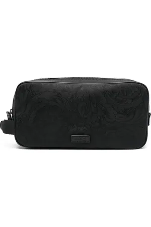VERSACE Neo Nylon toilettas met jacquard