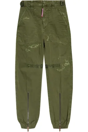 Dsquared2 Gerafelde straight broek