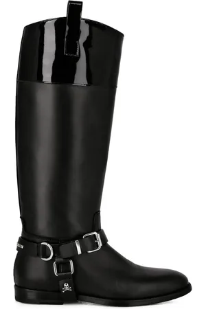 Philipp Plein Leren laarzen