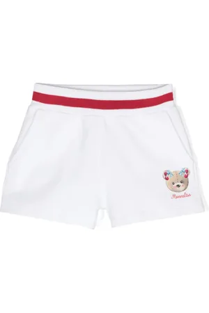 MONNALISA Shorts met teddybeerprint