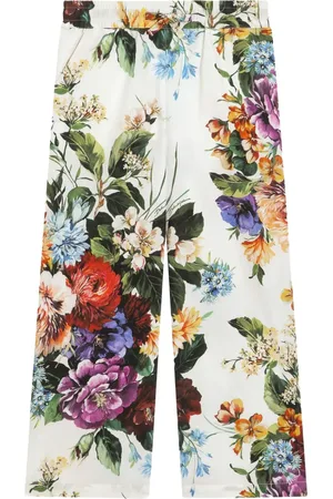 Dolce & Gabbana Broek met bloemenprint