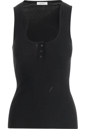 Salvatore Ferragamo Top met sculpturale hals