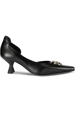 Marine Serre Pema leren pumps