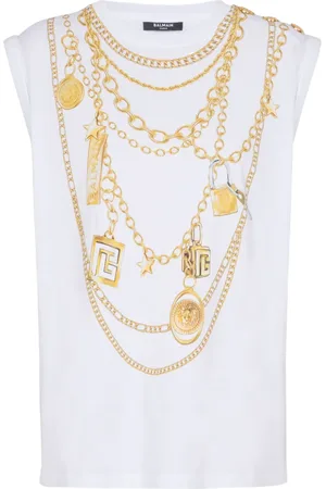 Balmain Top met Collier