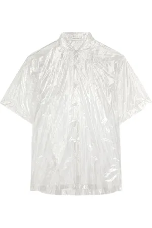 DRIES VAN NOTEN Doorzichtig overhemd met korte mouwen