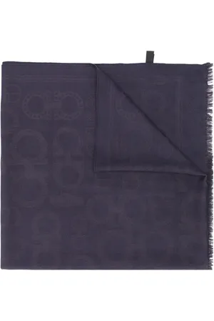 Salvatore Ferragamo Sjaal met jacquard