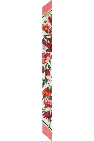 Dolce & Gabbana Haarsjaal met roosprint