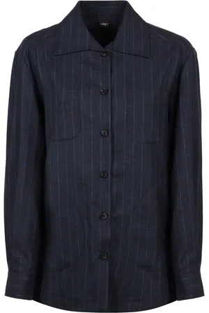 Kiton Overhemd met krijtstreep