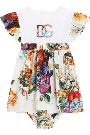 Dolce & Gabbana Katoenen jurk met bloemenprint