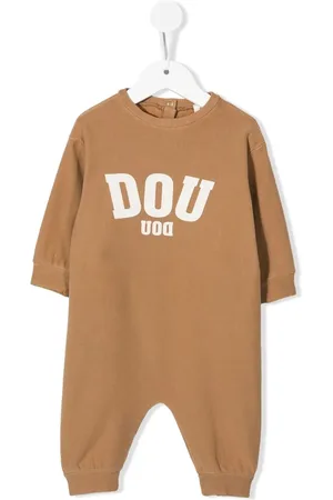 DOUUOD KIDS Romper met logoprint