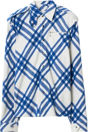 Burberry Vintage check blouse van wolblend