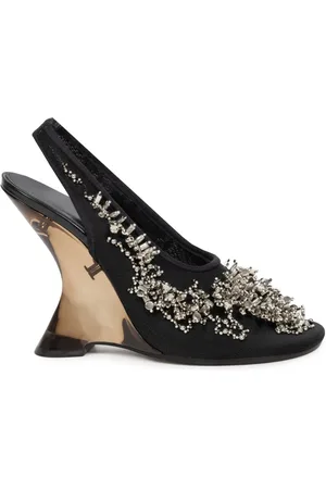 DRIES VAN NOTEN 105 mm Bulle muiltjes