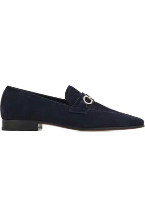 Salvatore Ferragamo Gancini suède loafers