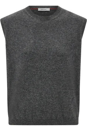 Salvatore Ferragamo Mouwloze gebreide top