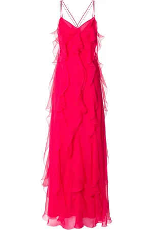 Alberta Ferretti Avondjurk met ruches