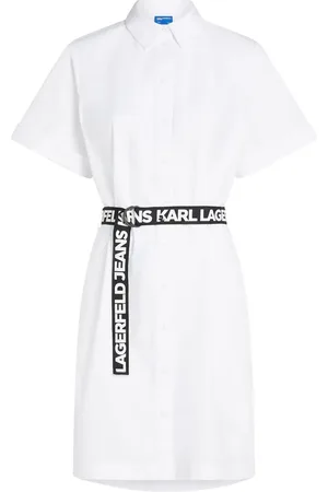 Karl Lagerfeld Katoenen shirtjurk