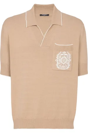 Balmain Poloshirt met borduurwerk