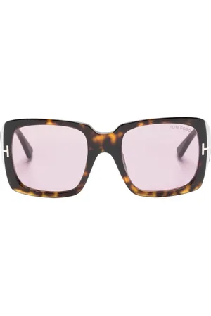 Tom Ford Zonnebril met vierkant montuur
