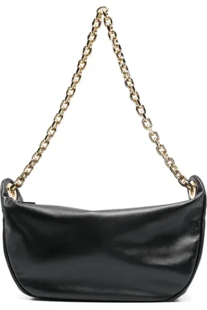Fabiana Filippi Kleine leren shopper met ringlets