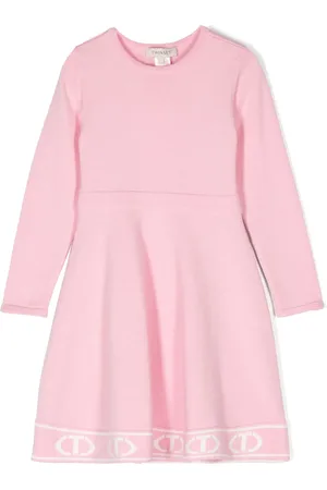 Twin-Set Gebreide jurk met jacquard