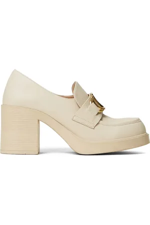 Twin-Set 80 mm Oval loafers met T