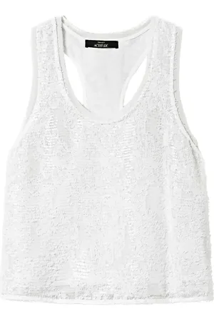 Twin-Set Tanktop verfraaid met pailletten