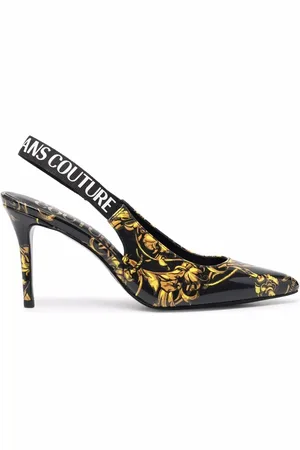 VERSACE Slingback pumps met barokprint