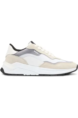 HUGO BOSS Sneakers met suède vlakken