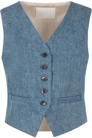 Citizens of Humanity Denim gilet met V