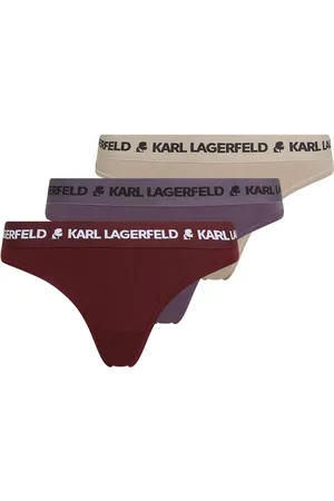 Karl Lagerfeld Drie logoprinten teenslippers