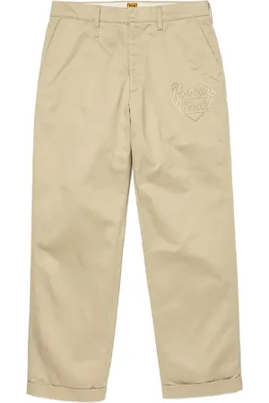 HUMAN MADE Broek met geborduurd logo