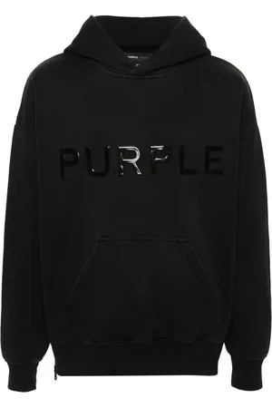 Purple Brand Hoodie met logopatch