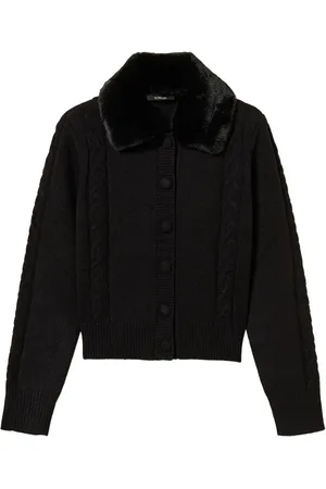 Twin-Set Vest met kraag van imitatiebont